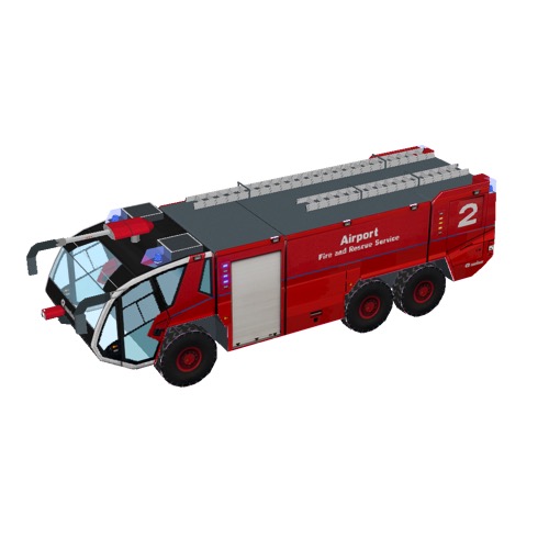 Screenshot of Fire engine, Panther 6x6, red