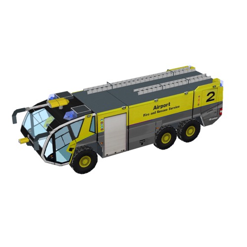 Screenshot of Fire engine, Panther 6x6, yellow + grey