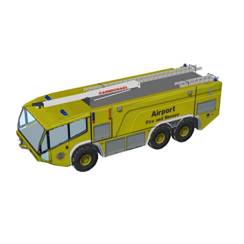 Screenshot of Fire engine, Cobra 6x6, yellow, HRET