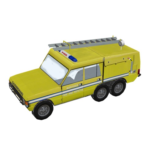 Screenshot of Fire engine, Commando, yellow