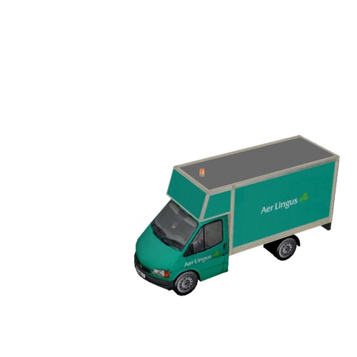 Screenshot of Ford Transit box truck, Aer Lingus 