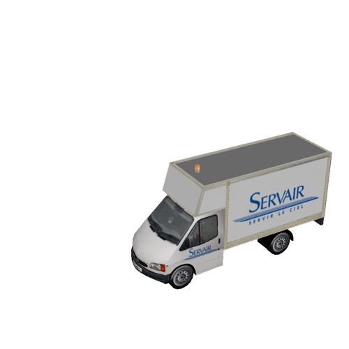 Screenshot of Ford Transit box truck, Servair 