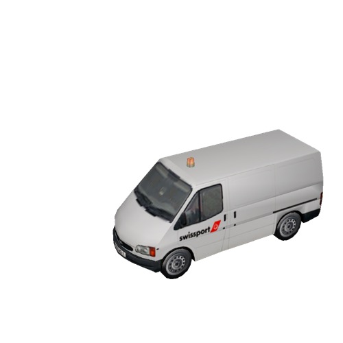 Screenshot of Ford Transit van, Swissport 