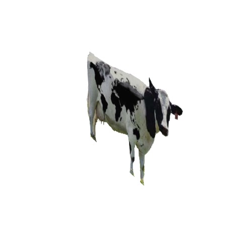 Screenshot of Cow, Black and white