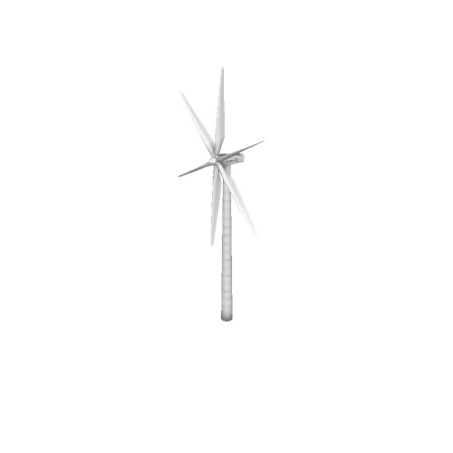 Screenshot of Wind turbine, 6-bladed, 100m