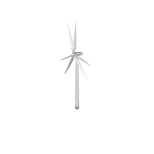 Screenshot of Wind turbine, 6-bladed, 60m