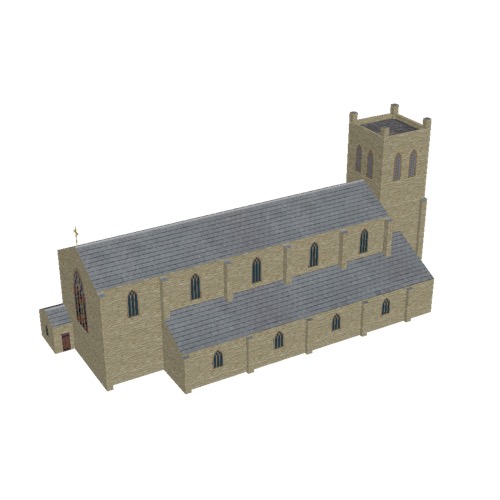 Screenshot of Church, stone, cotswold, tower, 40m