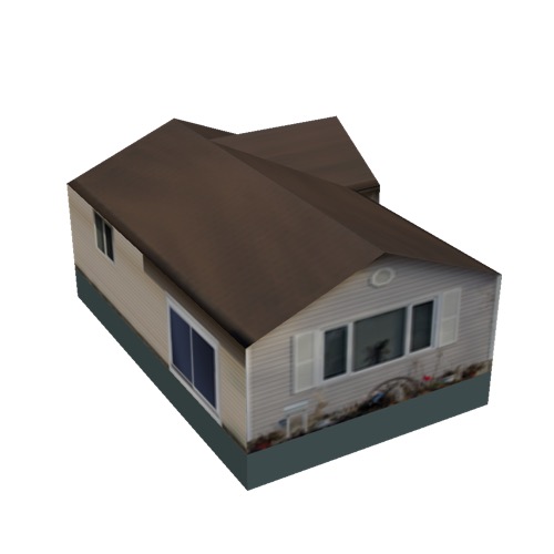 Screenshot of House, Wooden, Single Storey, Large, White