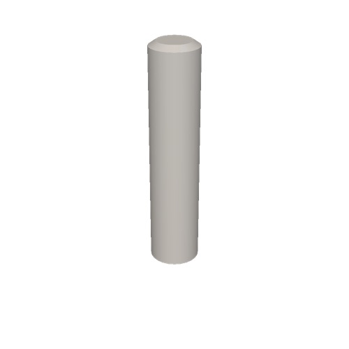 Screenshot of Bollard, white