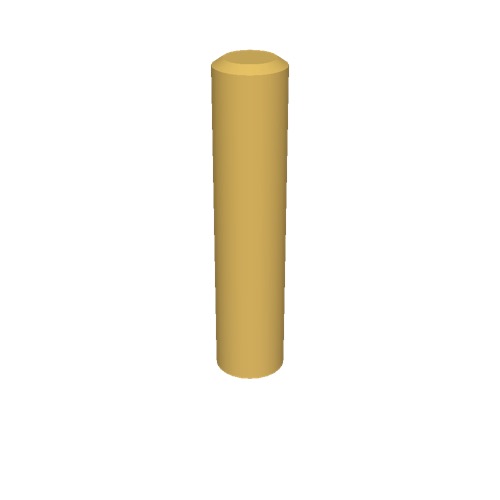 Screenshot of Bollard, yellow