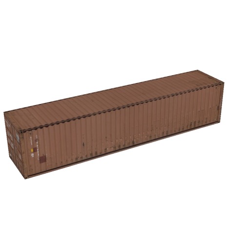Screenshot of Shipping container, 16m, brown
