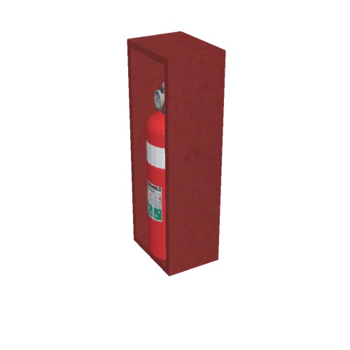 Screenshot of Fire extinguisher, in cabinet