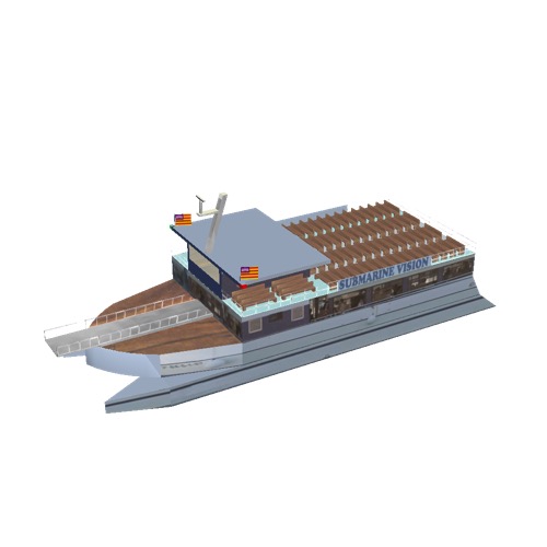Screenshot of Tour Boat 'Submarine Vision'