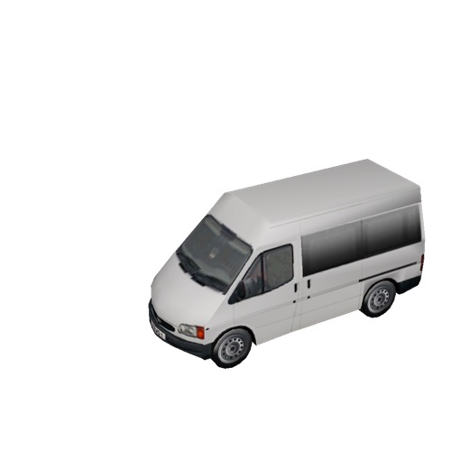 Screenshot of Minibus, Ford Transit, white 