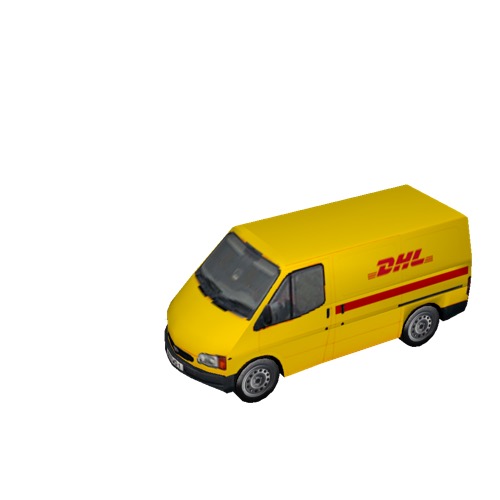 Screenshot of Van, Ford Transit, DHL®