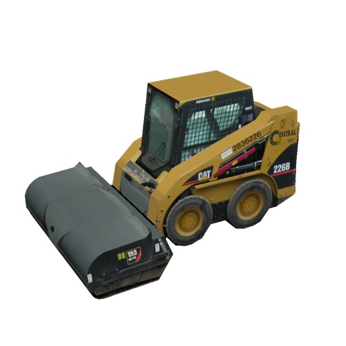 Screenshot of CAT® Skid Steer with Broom