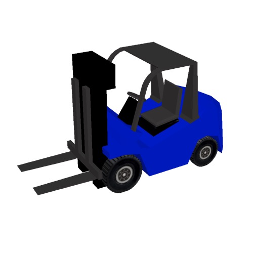 Screenshot of Fork Lift, small, blue