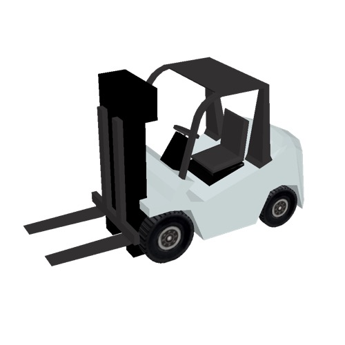 Screenshot of Fork Lift, small, white