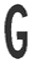 Screenshot of Direction Taxiway Sign Glyph, G